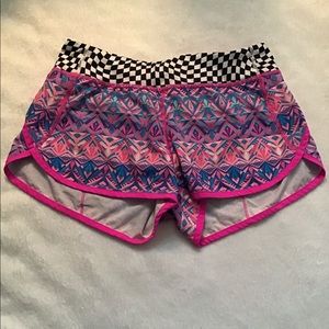 Girl's Ivivva Multi Color High rise Shorts size 14